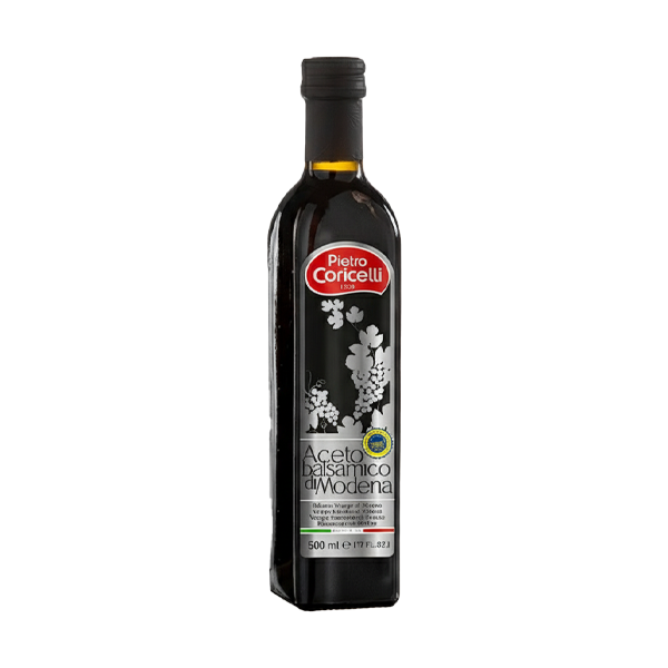 BALSAMICO 500ML Giấm nho thơm/đen Pietro Coricelli Balsamico Vinegar of Modena 500 ml - Ảnh 1