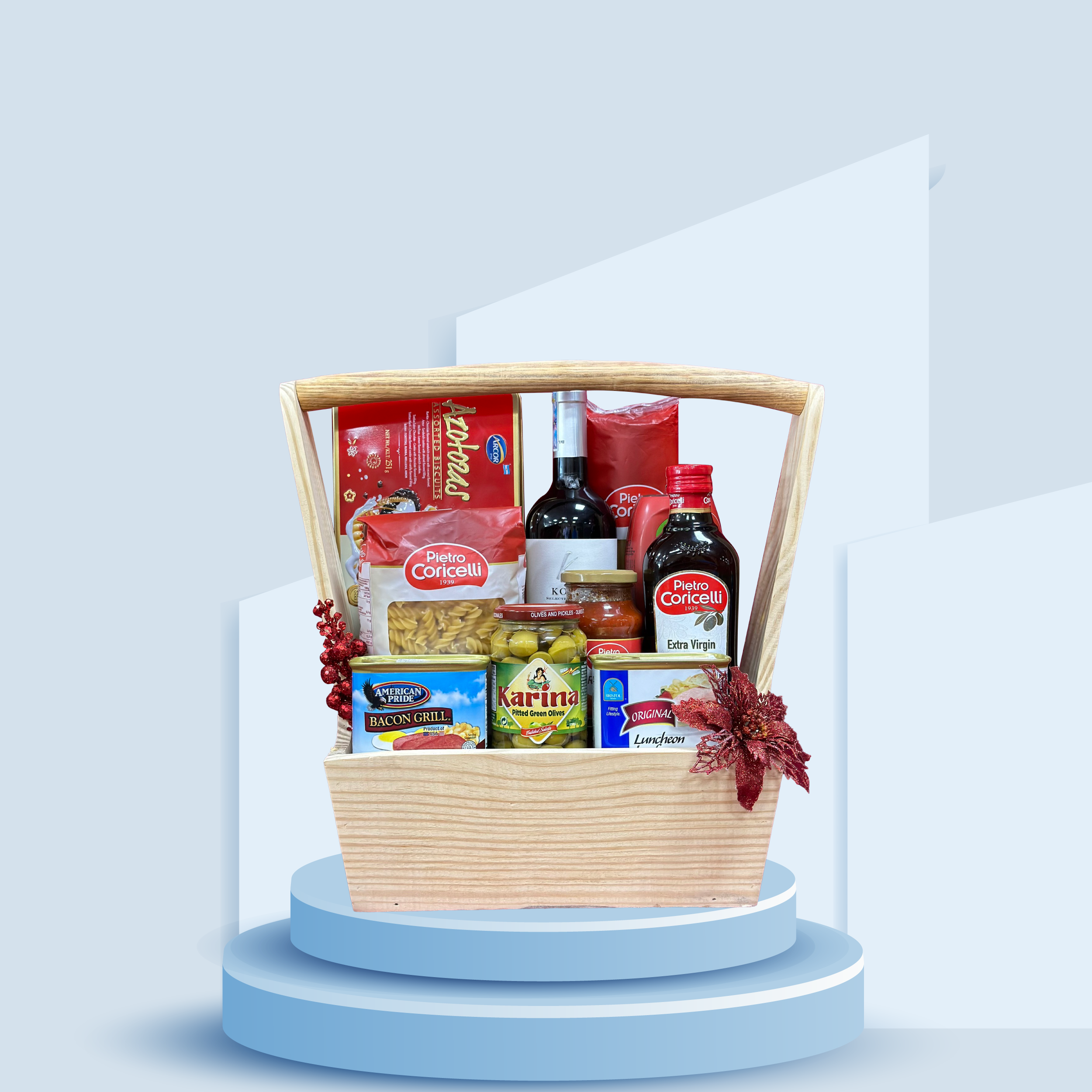 Premium-08 Set Quà Nhập Khẩu Cao Cấp Có Rượu Vang | Premium Gift Set 01 - Ảnh 1